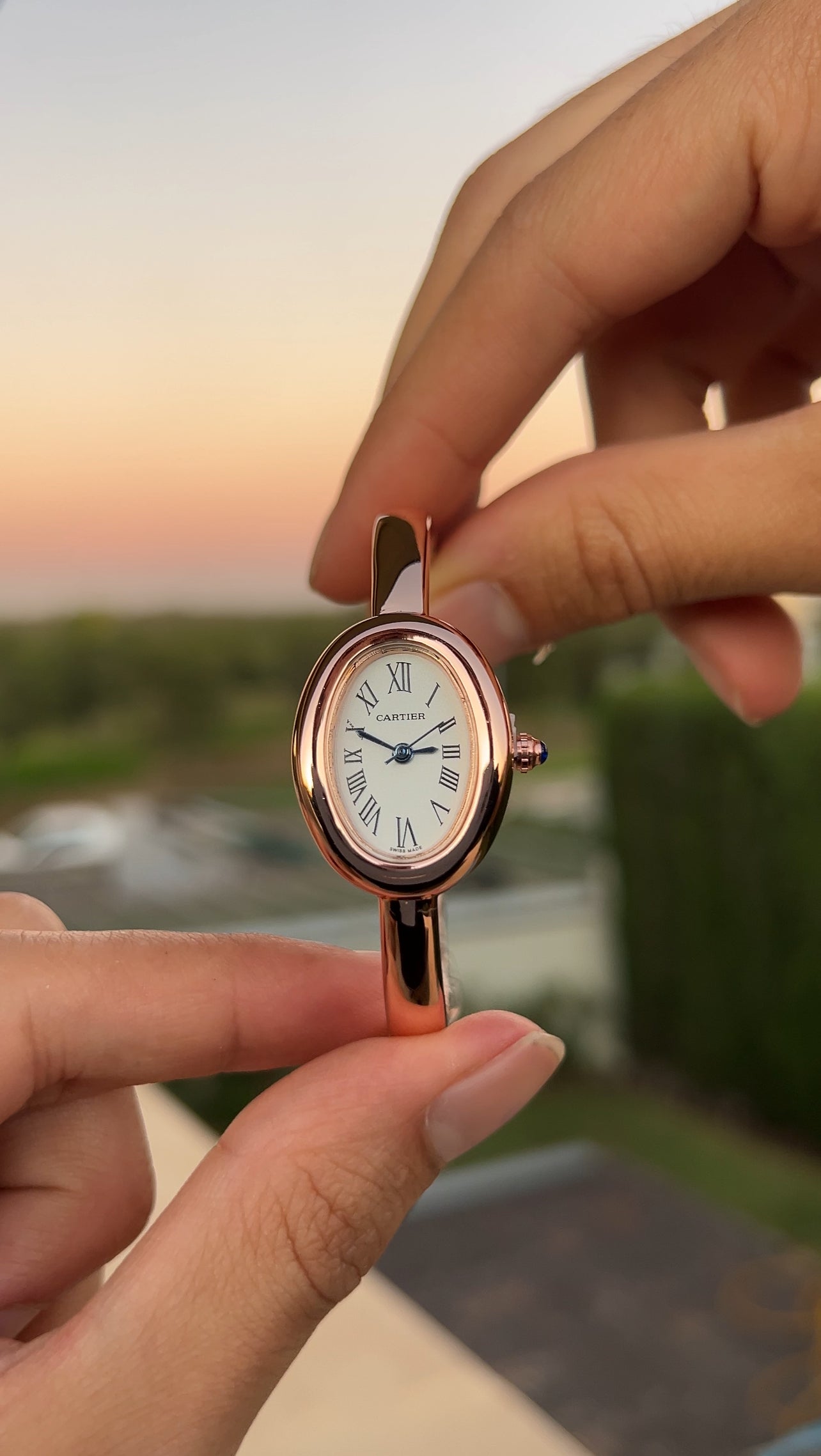 BAIGNOIRE ROSE GOLD TABLEAU BLANC