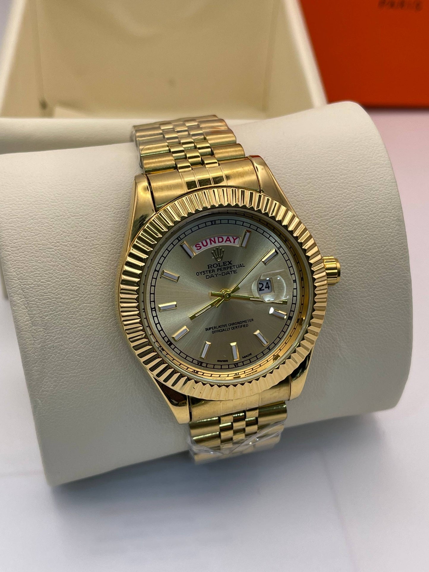 ROLEX DAY DATE  GOLD TABLEAU GOLD