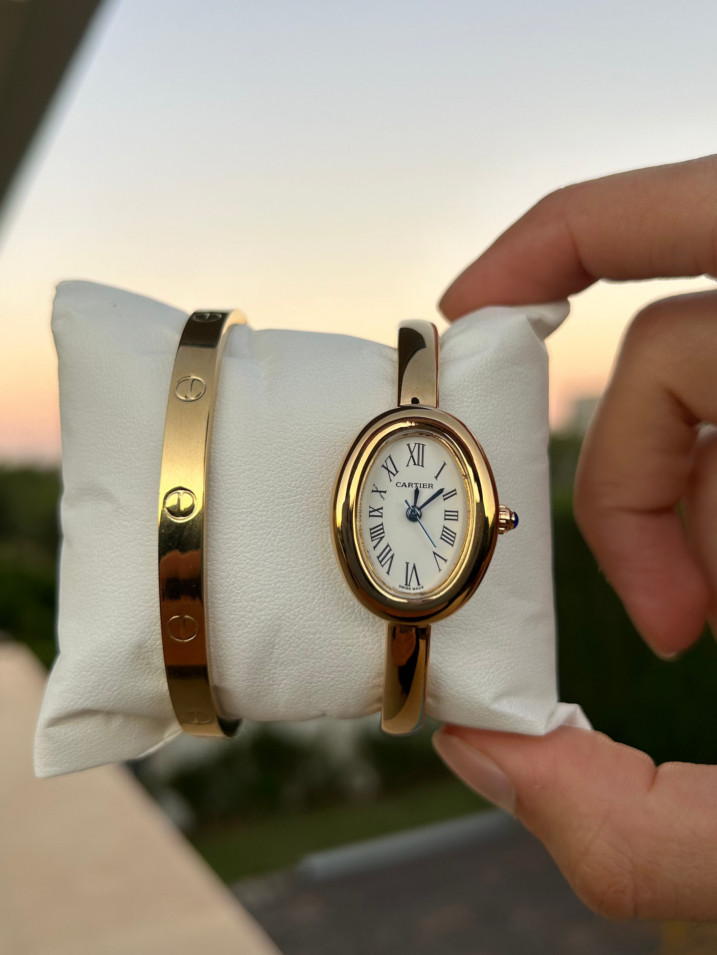 PACK BAIGNOIRE GOLD + BRACELET